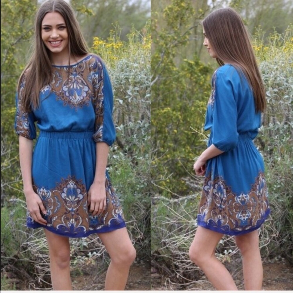 🆕 blue mini dress